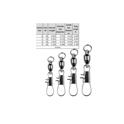 SPRO Ball Bearing Swivel with Split Rings